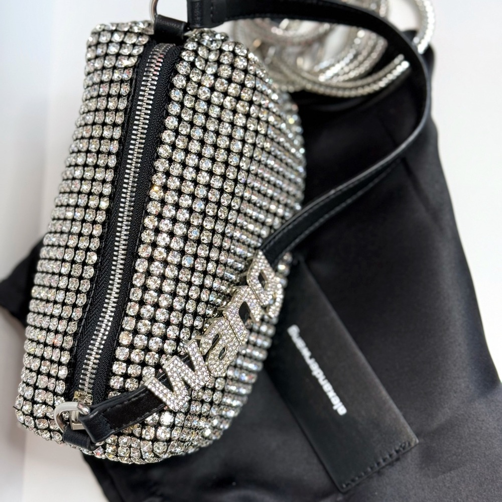 Alexander Wang Silver and Black Crossbody Bags